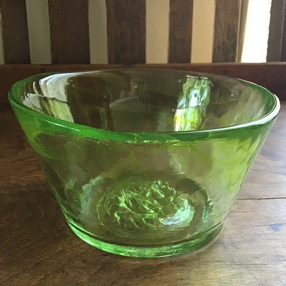 KOSTA BODA Art Glass bowl UHV, Ulrica Hydman Vallien Opalescent Glass bowl - Picture 3 of 6